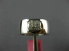 ESTATE WIDE .32CT DIAMOND 18KT WHITE GOLD 3D PRINCESS SEMI BEZEL ENGAGEMENT RING