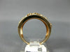 ESTATE WIDE .36CT DIAMOND 14KT WHITE & ROSE GOLD OPEN FILIGREE ANNIVERSARY RING