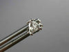 ESTATE .29CT DIAMOND 14KT WHITE GOLD 3D CLASSIC TRILLION STUD EARRINGS #25350