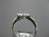 ESTATE .86CT DIAMOND 18KT WHITE GOLD 3D ROUND & BAGUETTE SWIRL SNAKE FUN RING