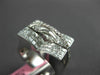 EXTRA LARGE 1.49CT DIAMOND 18KT WHITE GOLD 3D ROUND & PRINCESS ANNIVERSARY RING