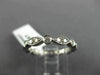 ESTATE .55CT DIAMOND 14KT WHITE GOLD 3D ETERNITY WEDDING ANNIVERSARY RING #24427