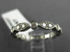 ESTATE .55CT DIAMOND 14KT WHITE GOLD 3D ETERNITY WEDDING ANNIVERSARY RING #24427