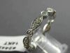 ESTATE .55CT DIAMOND 14KT WHITE GOLD 3D ETERNITY WEDDING ANNIVERSARY RING #24427