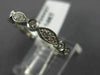 ESTATE .55CT DIAMOND 14KT WHITE GOLD 3D ETERNITY WEDDING ANNIVERSARY RING #24427