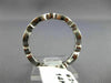 ESTATE .55CT DIAMOND 14KT WHITE GOLD 3D ETERNITY WEDDING ANNIVERSARY RING #24427