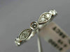 ESTATE .55CT DIAMOND 14KT WHITE GOLD 3D ETERNITY WEDDING ANNIVERSARY RING #24427