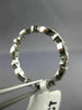ESTATE .55CT DIAMOND 14KT WHITE GOLD 3D ETERNITY WEDDING ANNIVERSARY RING #24427