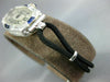 ANTIQUE LARGE .88CT OLD MINE DIAMOND & AAA SAPPHIRE PLATINUM LADIES WATCH #23851