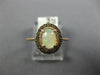.78CT WHITE & CHOCOLATE FANCY DIAMOND & AAA OPAL 14K ROSE GOLD 3D OVAL HALO RING