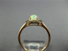 .78CT WHITE & CHOCOLATE FANCY DIAMOND & AAA OPAL 14K ROSE GOLD 3D OVAL HALO RING