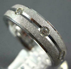 5.5mm WIDE .26CT DIAMOND 14KT WHITE GOLD ETOLIE ETERNITY ANNIVERSARY RING #14344