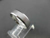 ESTATE 14KT WHITE GOLD MATTE & SHINY CLASSIC MENS WEDDING BAND RING 5mm #23137