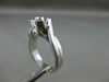 LARGE 14KT WHITE GOLD 3D SOLID ROUND LUCIDA SEMI MOUNT ENGAGEMENT RING #24614