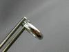 ESTATE .15CT ROUND CUT DIAMOND 14KT WHITE GOLD 3D CLASSIC HUGGIE EARRINGS #19329