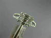 .87CT DIAMOND 18K WHITE GOLD 3D ROUND & BAGUETTE CLUSTER SQUARE ANNIVERSARY RING