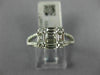.87CT DIAMOND 18K WHITE GOLD 3D ROUND & BAGUETTE CLUSTER SQUARE ANNIVERSARY RING