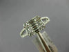 .87CT DIAMOND 18K WHITE GOLD 3D ROUND & BAGUETTE CLUSTER SQUARE ANNIVERSARY RING
