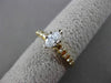 ESTATE .56CT ROUND & MARQUISE DIAMOND 14KT YELLOW GOLD ENGAGEMENT RING #16107
