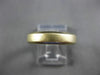 14KT YELLOW GOLD MATTE & SHINY CLASSIC WEDDING ANNIVERSARY BAND RING 4.5mm 23400