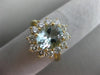 2.50CT DIAMOND & AAA AQUAMARINE 14KT YELLOW GOLD PRINCESS DIANA ENGAGEMENT RING