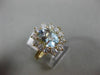 2.50CT DIAMOND & AAA AQUAMARINE 14KT YELLOW GOLD PRINCESS DIANA ENGAGEMENT RING