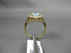 2.50CT DIAMOND & AAA AQUAMARINE 14KT YELLOW GOLD PRINCESS DIANA ENGAGEMENT RING