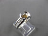 ESTATE .80CT DIAMOND 18KT WHITE GOLD 9 STONE SEMI MOUNT ENGAGEMENT RING E/F 7569