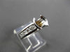 ESTATE .80CT DIAMOND 18KT WHITE GOLD 9 STONE SEMI MOUNT ENGAGEMENT RING E/F 7569