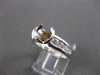 ESTATE .80CT DIAMOND 18KT WHITE GOLD 9 STONE SEMI MOUNT ENGAGEMENT RING E/F 7569