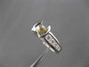 ESTATE .80CT DIAMOND 18KT WHITE GOLD 9 STONE SEMI MOUNT ENGAGEMENT RING E/F 7569