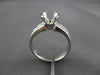 ESTATE .80CT DIAMOND 18KT WHITE GOLD 9 STONE SEMI MOUNT ENGAGEMENT RING E/F 7569