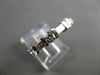 ESTATE WIDE 1.50CT DIAMOND PLATINUM ROUND & BAGUETTE ANNIVERSARY RING 4mm #18866