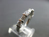 ESTATE WIDE 1.50CT DIAMOND PLATINUM ROUND & BAGUETTE ANNIVERSARY RING 4mm #18866