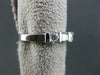 ESTATE WIDE 1.50CT DIAMOND PLATINUM ROUND & BAGUETTE ANNIVERSARY RING 4mm #18866