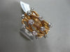 ESTATE .21CT DIAMOND 18KT 2 TONE GOLD 3D MULTI ROW CRISS CROSS ETOILE MESH RING
