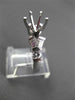 ESTATE .50CT DIAMOND 14KT WHITE GOLD V DESIGN SEMI MOUNT ENGAGEMENT RING #5570
