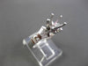 ESTATE .50CT DIAMOND 14KT WHITE GOLD V DESIGN SEMI MOUNT ENGAGEMENT RING #5570