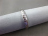 ANTIQUE 14KT WHITE GOLD 3D FILIGREE ETERNITY WEDDING ANNIVERSARY RING 3mm #3042