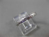 ANTIQUE 14KT WHITE GOLD 3D FILIGREE ETERNITY WEDDING ANNIVERSARY RING 3mm #3042
