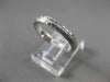 ANTIQUE 14KT WHITE GOLD 3D FILIGREE ETERNITY WEDDING ANNIVERSARY RING 3mm #3042