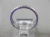 ANTIQUE 14KT WHITE GOLD 3D FILIGREE ETERNITY WEDDING ANNIVERSARY RING 3mm #3042