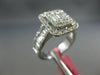 1.73CT ROUND & BAGUETTE DIAMOND 18KT WHITE GOLD 3D SEMI ETERNITY ENGAGEMENT RING