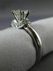 ESTATE 1.02CT GIA DIAMOND 14K WHITE GOLD CIRCLE OF LIFE ENGAGEMENT RING #19662
