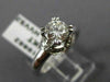 ESTATE 1.02CT GIA DIAMOND 14K WHITE GOLD CIRCLE OF LIFE ENGAGEMENT RING #19662
