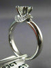 ESTATE 1.02CT GIA DIAMOND 14K WHITE GOLD CIRCLE OF LIFE ENGAGEMENT RING #19662