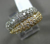 ESTATE .32CT DIAMOND 14KT WHITE & YELLOW GOLD 3D CRISS CROSS INFINITY LOVE RING