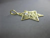 ESTATE LARGE 14KT YELLOW GOLD HANDCRAFTED STAR OF DAVID 12 TRIBES PENDANT #24986