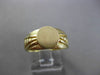 ESTATE 14KT YELLOW GOLD CIRCULAR INITIAL ENGRAVABLE UPON REQUEST RING #ELVINA55