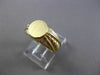 ESTATE 14KT YELLOW GOLD CIRCULAR INITIAL ENGRAVABLE UPON REQUEST RING #ELVINA55